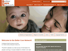 Tablet Screenshot of bettercarenetwork.org